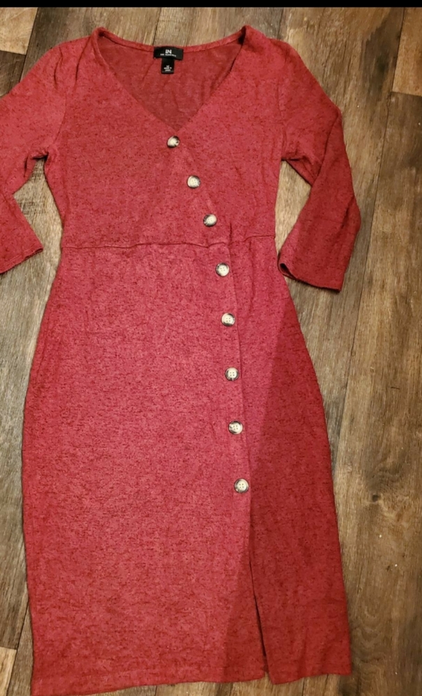 NWOT IN San Francisco Button-Front Dress
